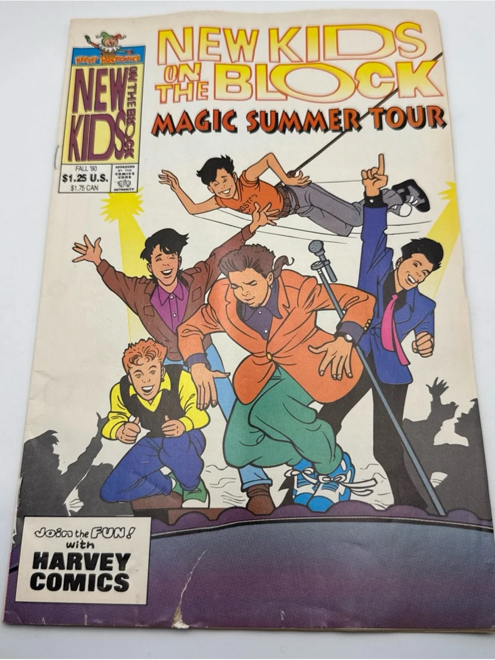 New Kids on the Block (NKOTB) Book and Comic Book Collectible Set of 8 Ephemera